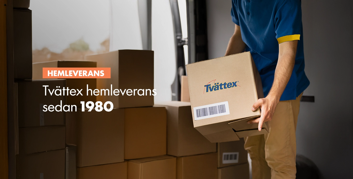 Tv&auml;ttlina med rena kl&auml;der