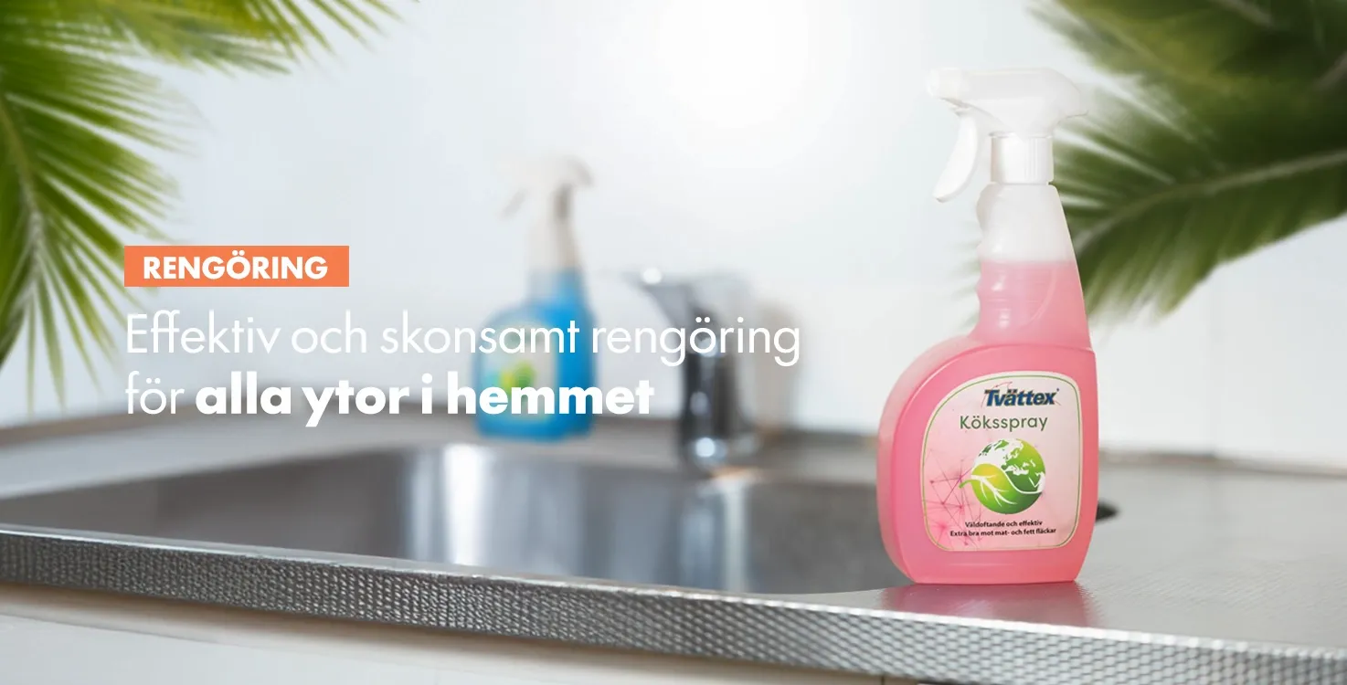 Tv&auml;ttstuga med tv&auml;ttmedelsburk 