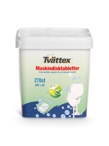 Disktabletter - Maskindisktabletter fr&aring;n Tv&auml;ttex 