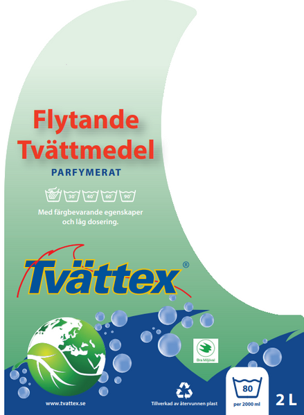 Flytande tvättmedel med parfym - Tvättex