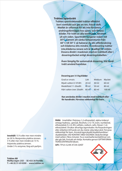 Sporttv&auml;ttmedel - effektivt redan vid 30&deg;