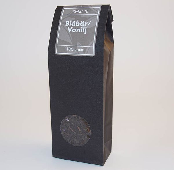 Produktbild för Blåbär/vanilj svart te fp Produktbild för Blueberry / vanilla black tea
