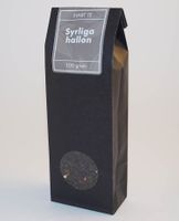 Syrliga hallon te svart