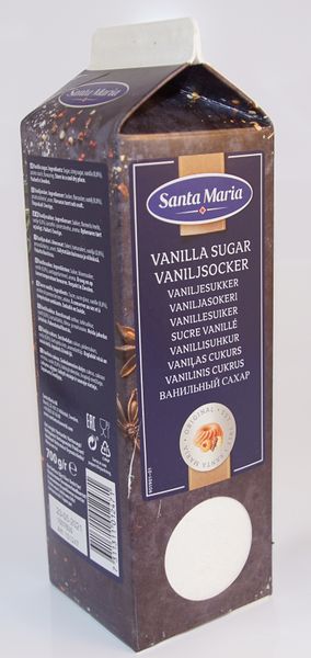 Produktbild för Vaniljsocker Purepak 700g Produktbild för Vanilla sugar Purepak 700g