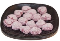 Produktbild för Hjärtan med glöggsmak örtkarameller lösvikt