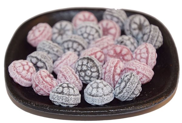 Produktbild f&ouml;r R&ouml;d- och svartvinb&auml;r &ouml;rtkarameller l&ouml;svikt Produktbild f&ouml;r Red- and black currant herbal candies loose weight 