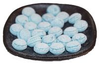 Produktbild för Mint blå örtkarameller lösvikt 