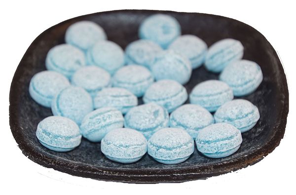 Produktbild f&ouml;r Mint bl&aring; &ouml;rtkarameller l&ouml;svikt  Produktbild f&ouml;r Mint blue herbal candies loose weight