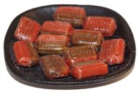 Produktbild för Chili/choklad kuber fyllda örtkarameller lösvikt 