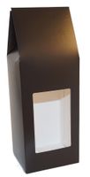 Produktbild för Påskartong svart m fönster 82x72x230mm