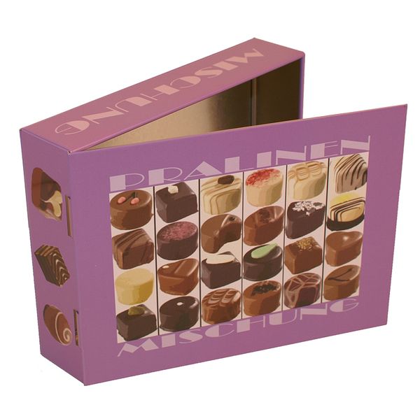 Produktbild f&ouml;r Pralinask med bilder Produktbild f&ouml;r Praline box with pictures