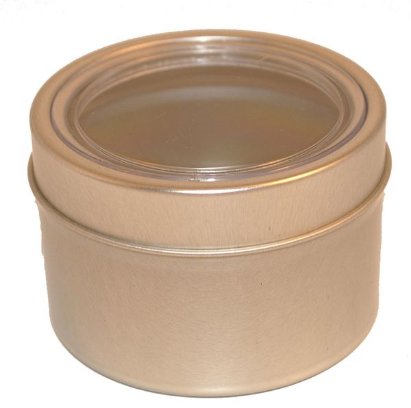 Produktbild f&ouml;r Silver burk med f&ouml;nster rund Produktbild f&ouml;r Silver jar with round windows