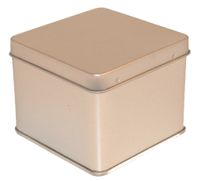 Produktbild för Silver burk 4-k låg