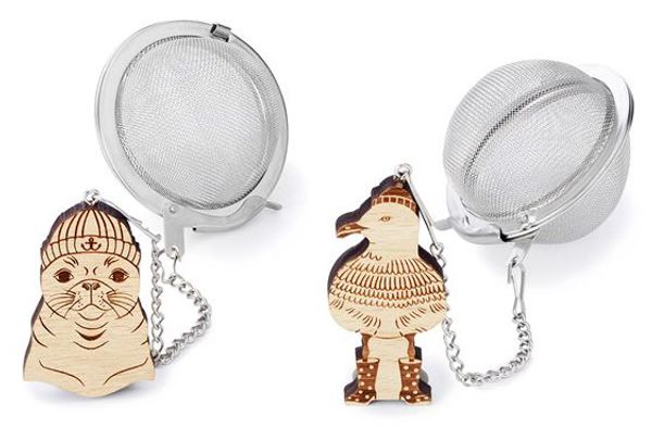 Produktbild f&ouml;r Tesil boll 50mm med hj&auml;rta Produktbild f&ouml;r Tea strainer ball 50mm with heart