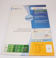 Produktbild för Etiketter vita 210x297mm  ark AVERY