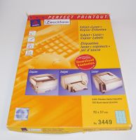 Produktbild för Adress Etiketter vita 99,1x38,1mm ark HERMA