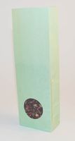 Produktbild för 100g mint matt påse med runt fönster 40x70x215mm