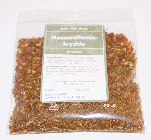 Mozzarellamix-krydda