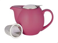 Produktbild f&ouml;r Tekanna 0,9 lit r&ouml;d matt med insatssil