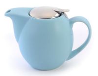 Produktbild f&ouml;r Tekanna 0,9 lit bl&aring; matt med insatssil