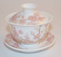 Produktbild för Mugg med fat/lock Gaiwan Yoshino 160ml