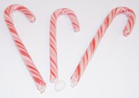 Produktbild för Polkakäppar pepparmint 312g ca 27st