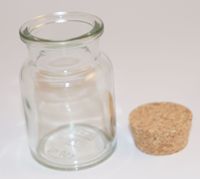 Produktbild för Glasburk rund 150ml