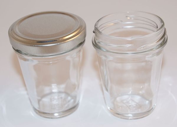 Produktbild för Rund glasburk 100ml Produktbild för Round glass jar 100ml