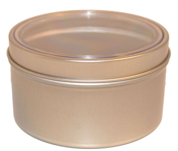 Produktbild f&ouml;r Rund burk med f&ouml;nster 105x58mm Produktbild f&ouml;r Rund burk med f&ouml;nster 105x58mm