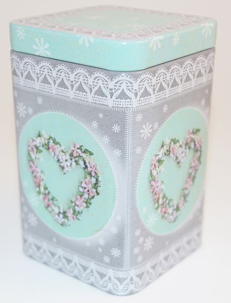 Produktbild f&ouml;r Blomhj&auml;rta burk 100g Produktbild f&ouml;r Flower heart jar 100g