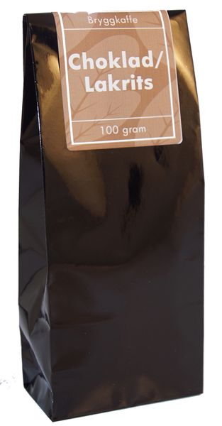 Produktbild för Choklad/Lakrits brygg 100g Produktbild för Chocolate / Licorice brew 100g