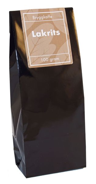 Produktbild f&ouml;r Lakrits kaffe brygg fp 100g Produktbild f&ouml;r Licurice