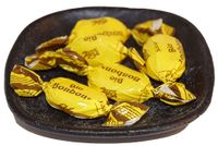 Produktbild för Honung EKO fylld med papper örtkarameller lösvikt