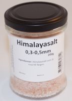 Produktbild för Himalayasalt 2-4mm 200g i glasburk