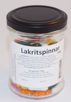 Produktbild f&ouml;r Lakritspinnar 130g i glasburk