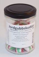 Produktbild f&ouml;r Jordgubbskuddar 100g i glasburk