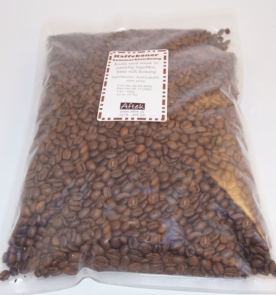 Produktbild f&ouml;r Sommarblandning hela b&ouml;nor 1kg Produktbild f&ouml;r Summer mixture whole beans 1kg