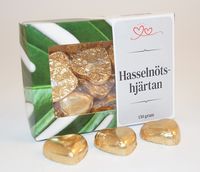 Hasseln&ouml;tshj&auml;rtan GULD 150g i ask B