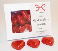 V&auml;rldens b&auml;sta mamma Hasseln&ouml;tshj&auml;rtan 150g i ask C