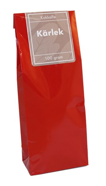 k&auml;rlekskaffe kokmalt Produktbild f&ouml;r Lovecoffee cook 100g red bag