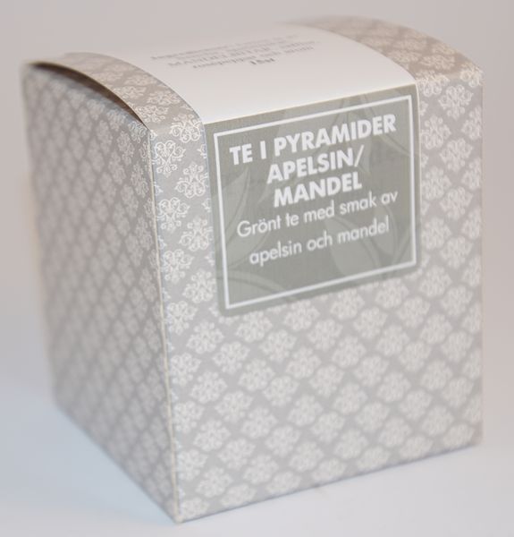 pyramidte Produktbild f&ouml;r Pyramidte Orange/almond green in cardboard box