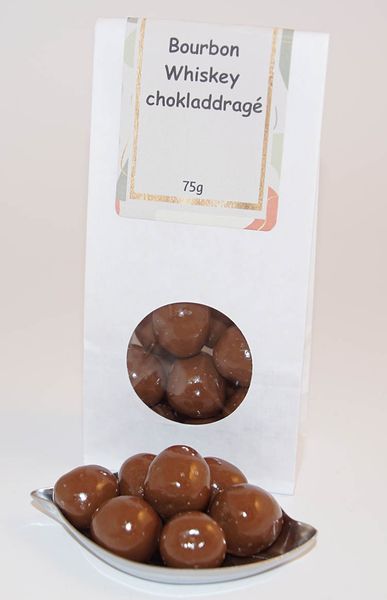Bourbon Whiskey chokladdragé Bourbon Whiskey chocolate dragée