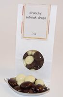 Crunchy Salmiak drops godis
