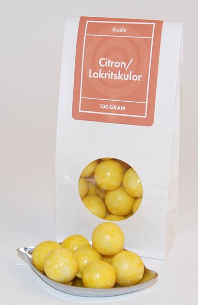 citron/lakritskulor chokly