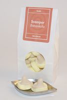 Svampar banankola vit p&aring;se med f&ouml;nster 100g