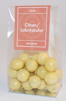 citron/lakritskulor chokly