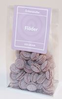 Produktbild för Fläder örtkarameller i ståpåse