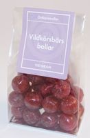 Produktbild för Vildkörsbärsbollar örtkarameller i ståpåse