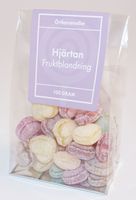 Produktbild för Hjärtan frukt örtkarameller fp i ståpåse
