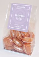 Produktbild för Havtorn fyllda örtkarameller i ståpåse